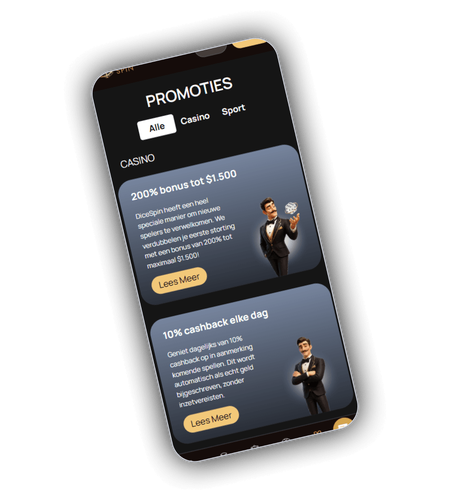 Overzicht van promoties en bonussen bij DiceSpin Casino